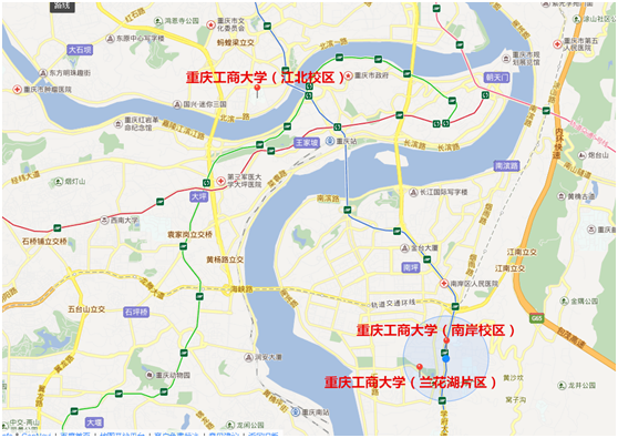 校园地图(含到校交通信息)-重庆工商大学新闻网